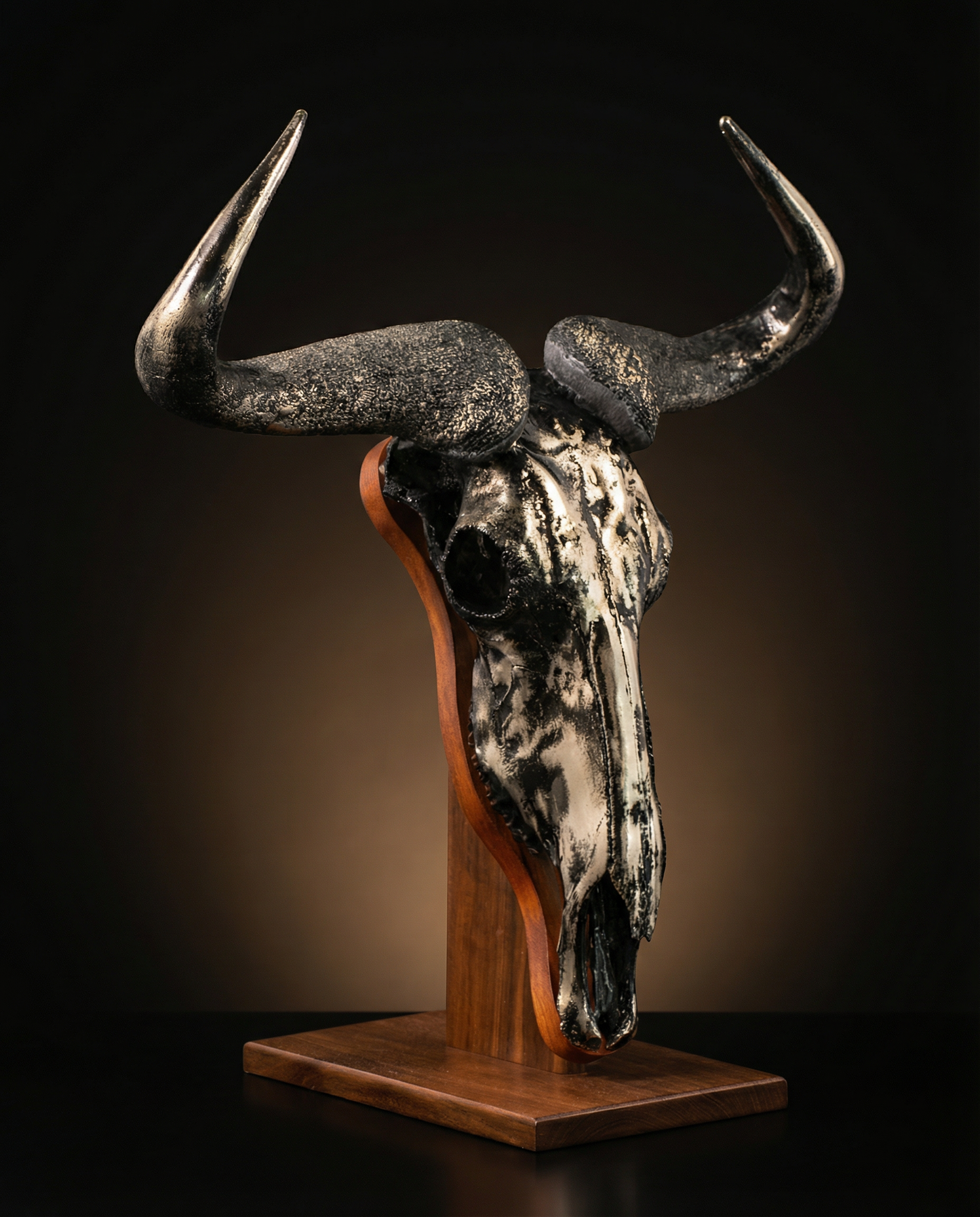 Wildebeest Skull (Silver plated): The Migrator