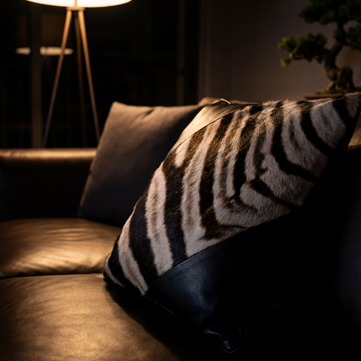 Zebra Hide Pillow
